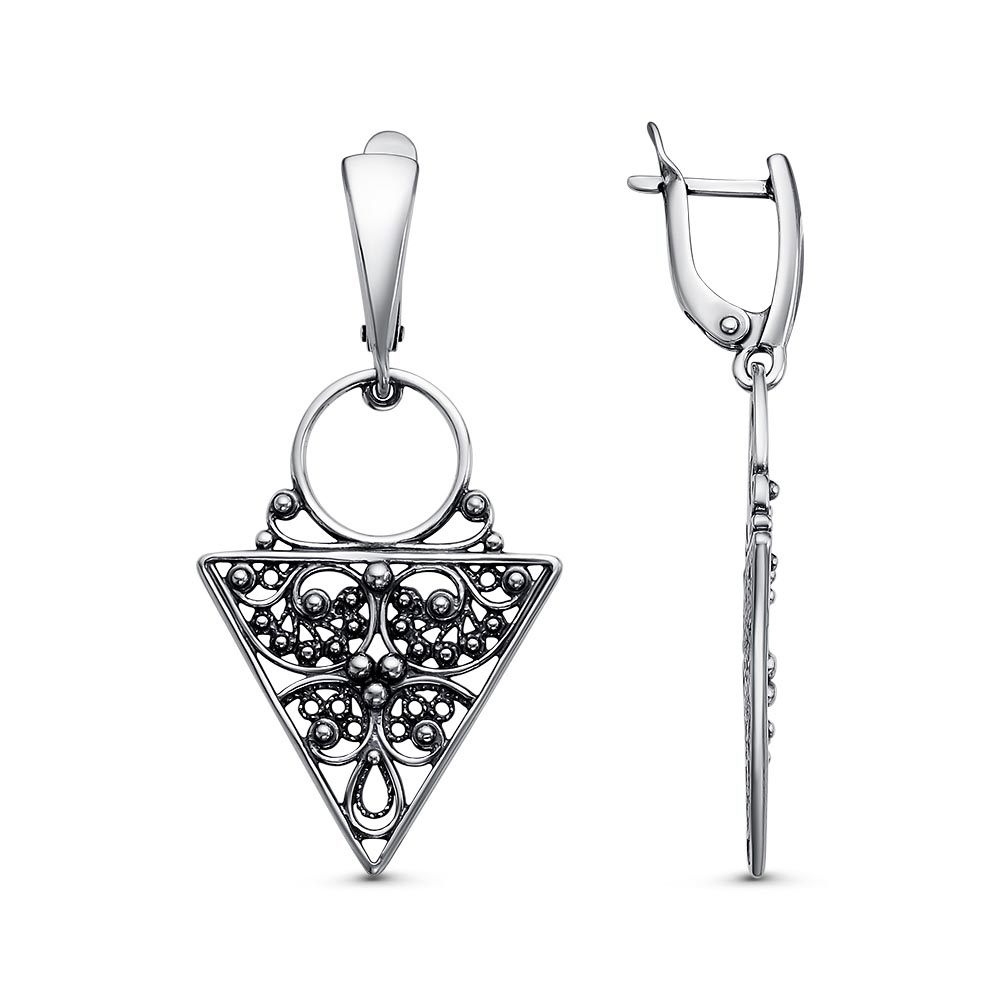 Серьги из серебра