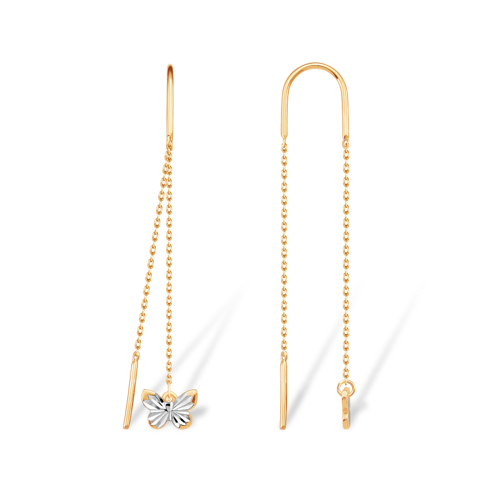Серьги из золота 585 пробы