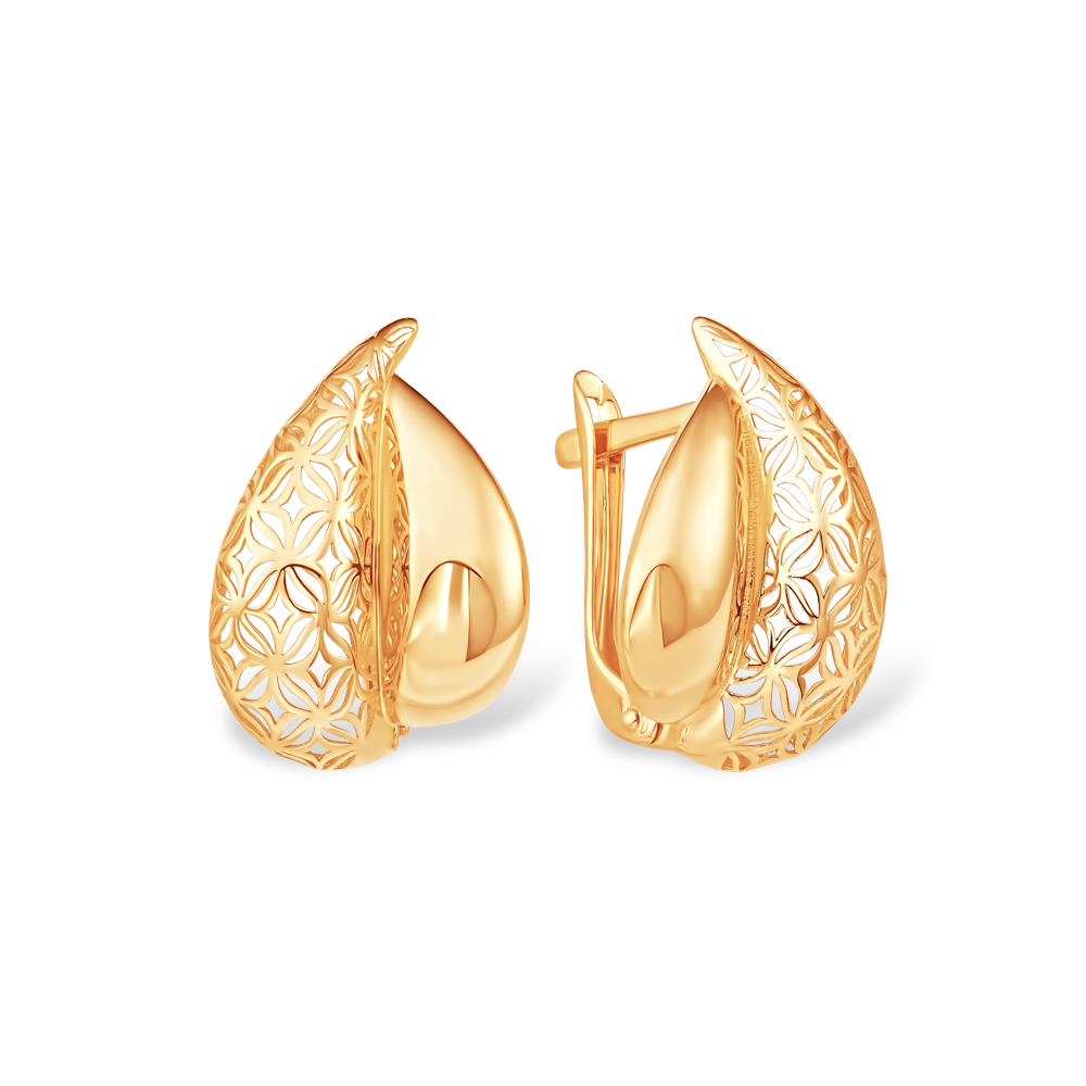 Серьги из золота 585 пробы