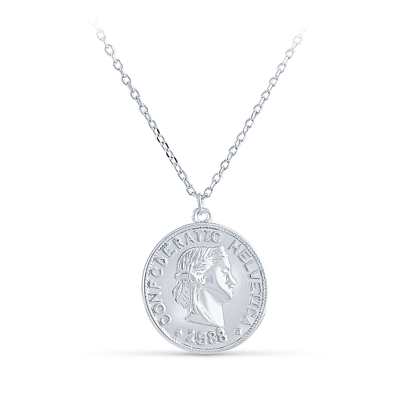 Колье из серебра