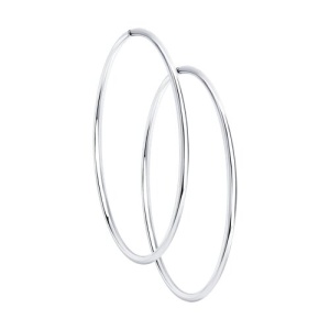 серьги из серебра