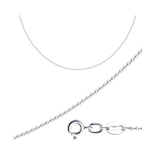 цепь из белого золота