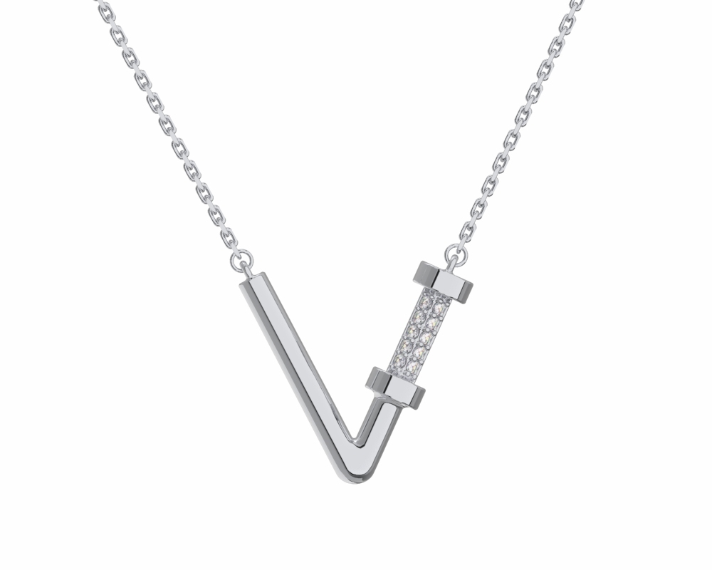 Колье из серебра