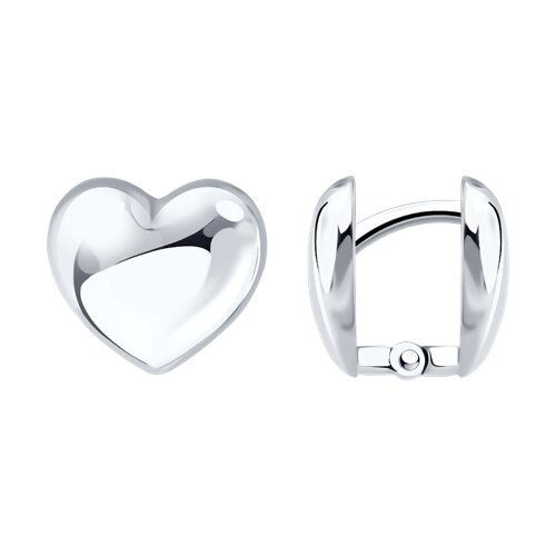 серьги из серебра