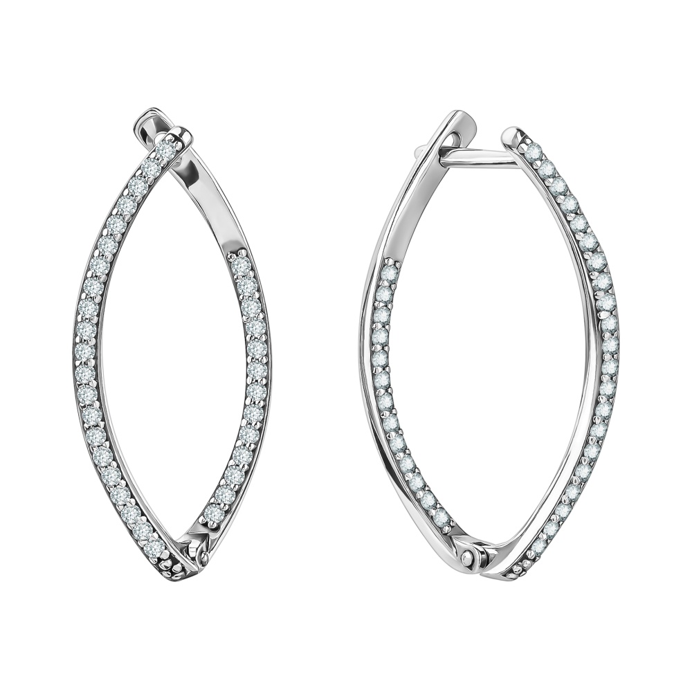 Серьги из серебра