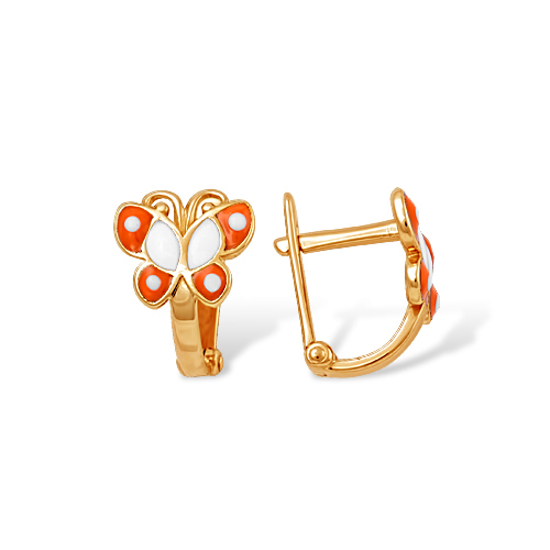 Детские серьги из золота