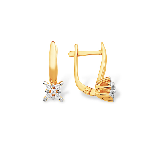 Серьги из золота с бриллиантами