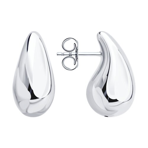 серьги из серебра